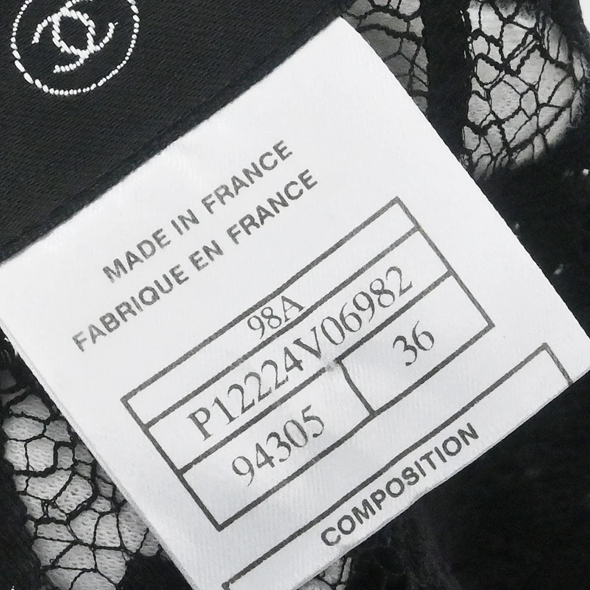 Chanel 1998 Lace Cardigan Black #36 - Image 10