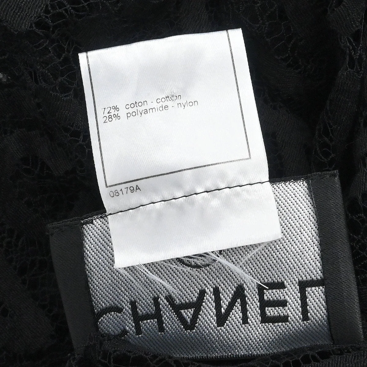Chanel 1998 Lace Cardigan Black #36 - Image 11