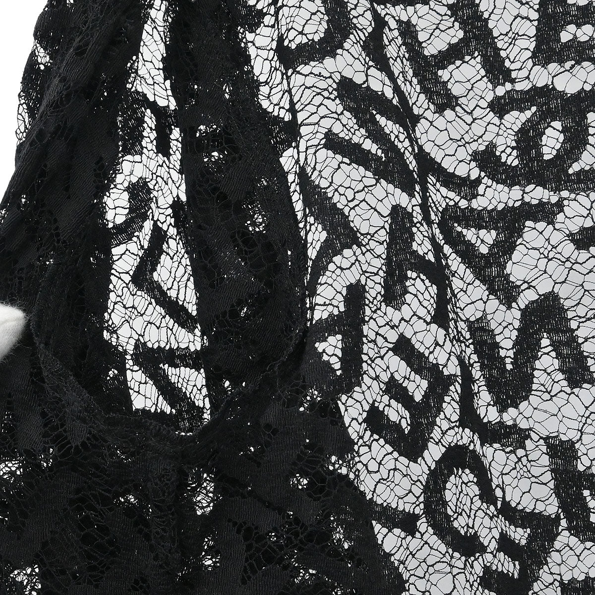 Chanel 1998 Lace Cardigan Black #36 - Image 8