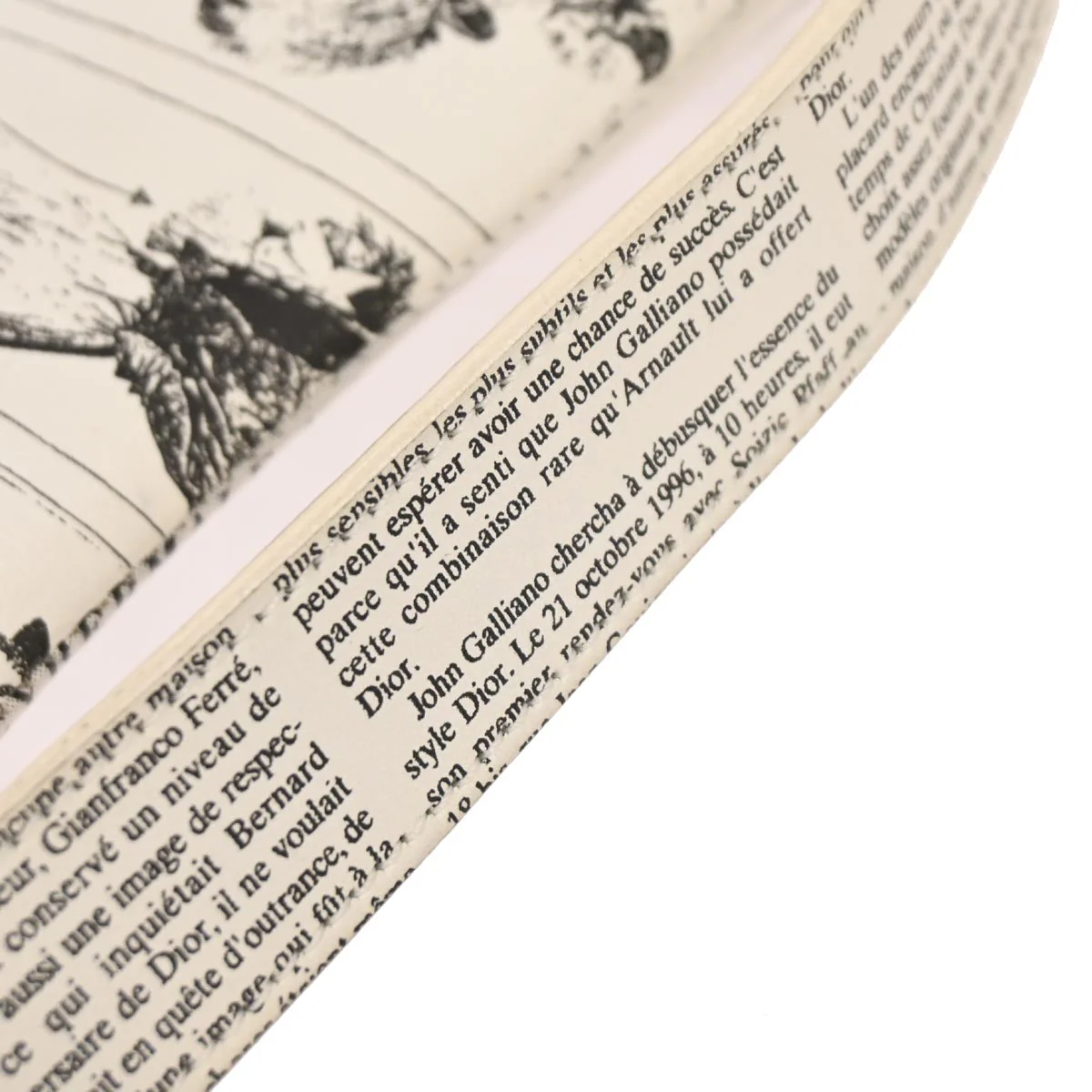 Christian Dior Newspaper Saddle Bag - Image 5