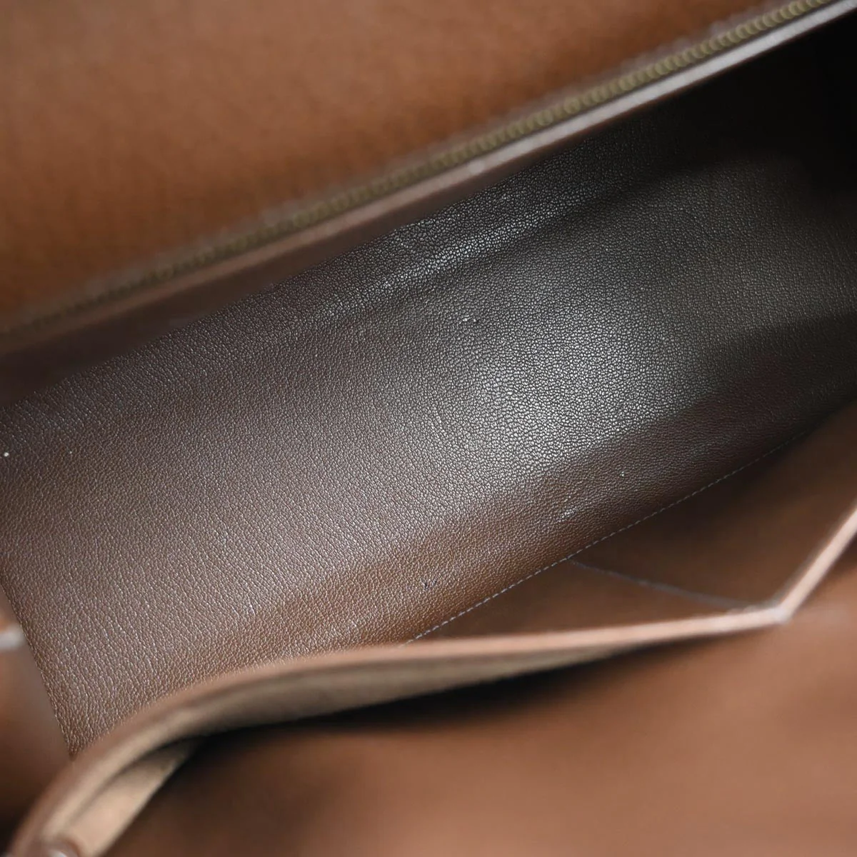 Hermes Noisette Ardennes Kelly 32 Sellier 2way Shoulder Handbag - Image 8