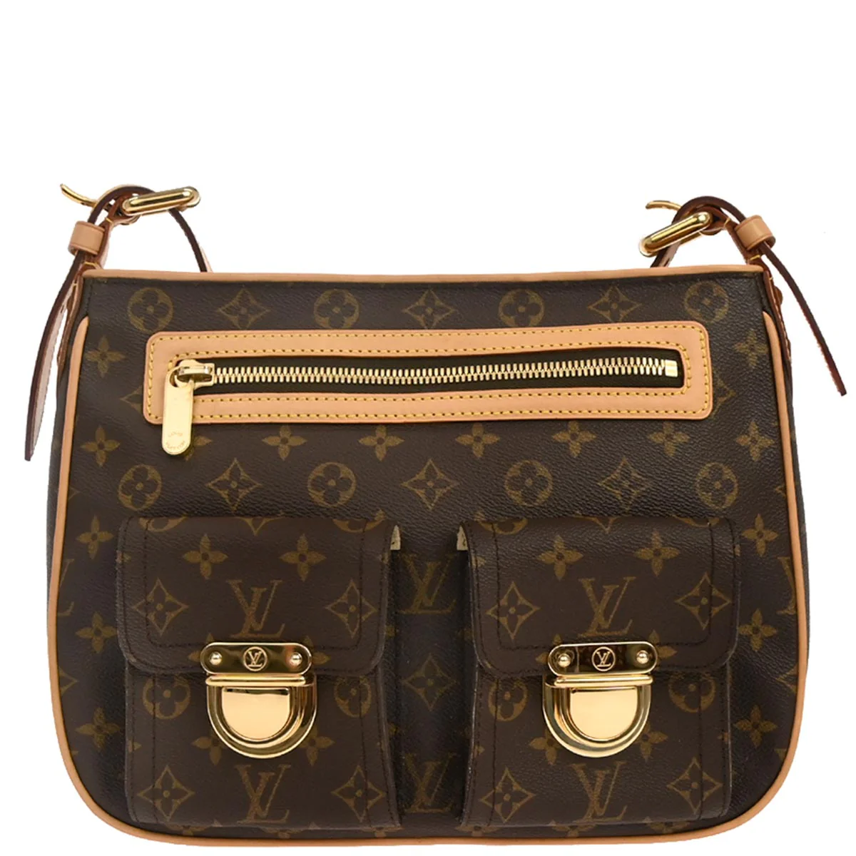 Louis Vuitton 2006 Monogram Hudson GM Shoulder Bag M40045
