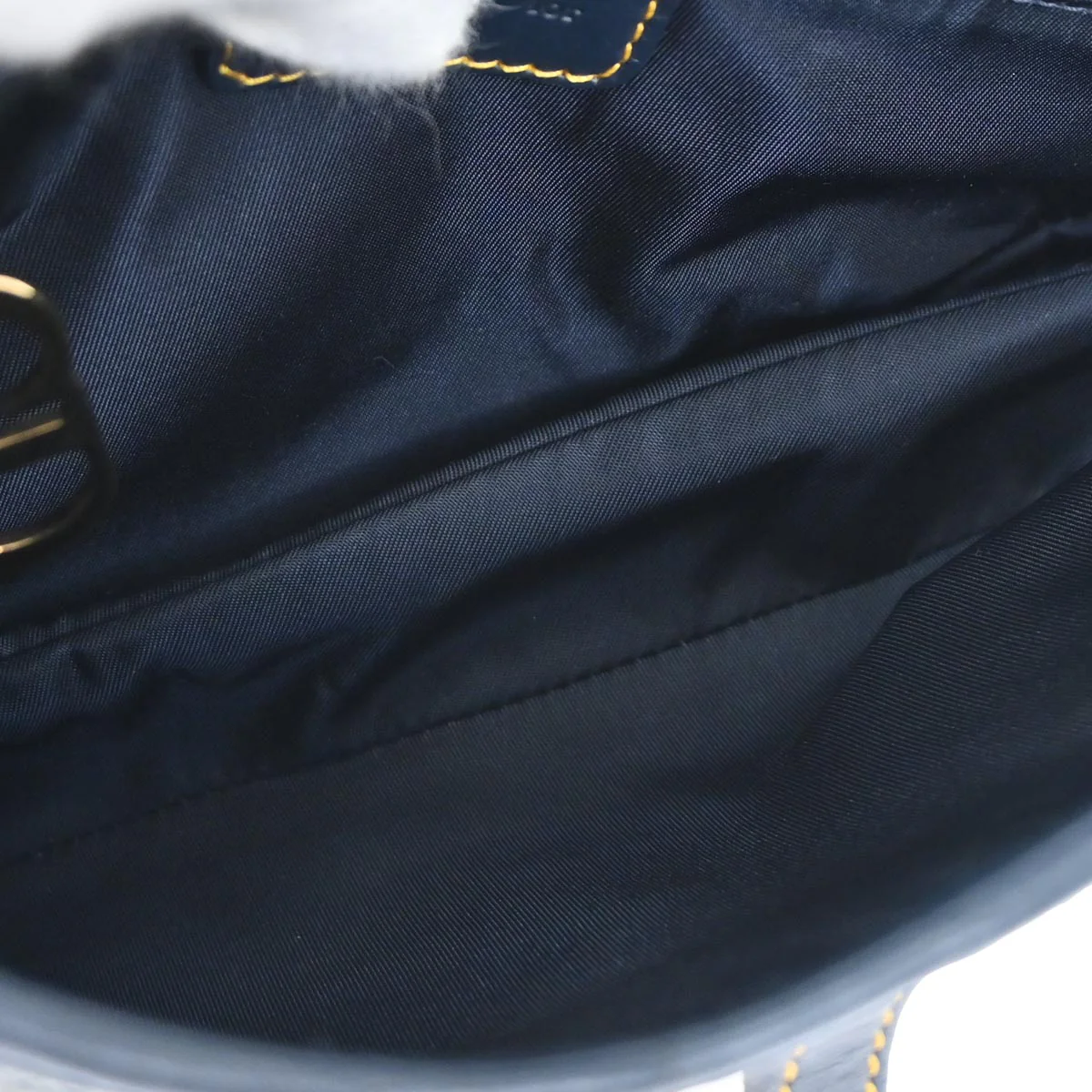 Christian Dior Navy Trotter Saddle Handbag - Image 9