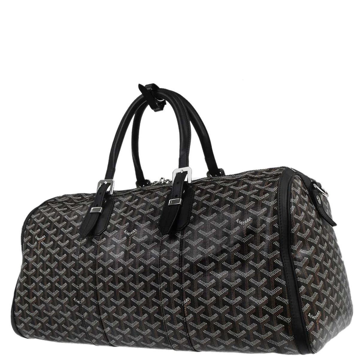 Goyard Black Croisiere 50 Duffle Bag - Image 2