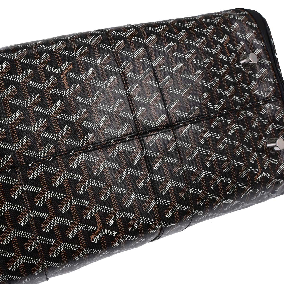 Goyard Black Croisiere 50 Duffle Bag - Image 3