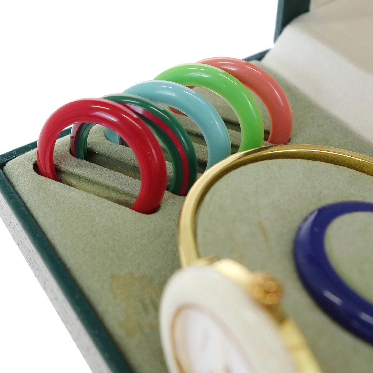 Gucci 1100-L Change Bezel Chameleon Quartz Watch SS - Image 3