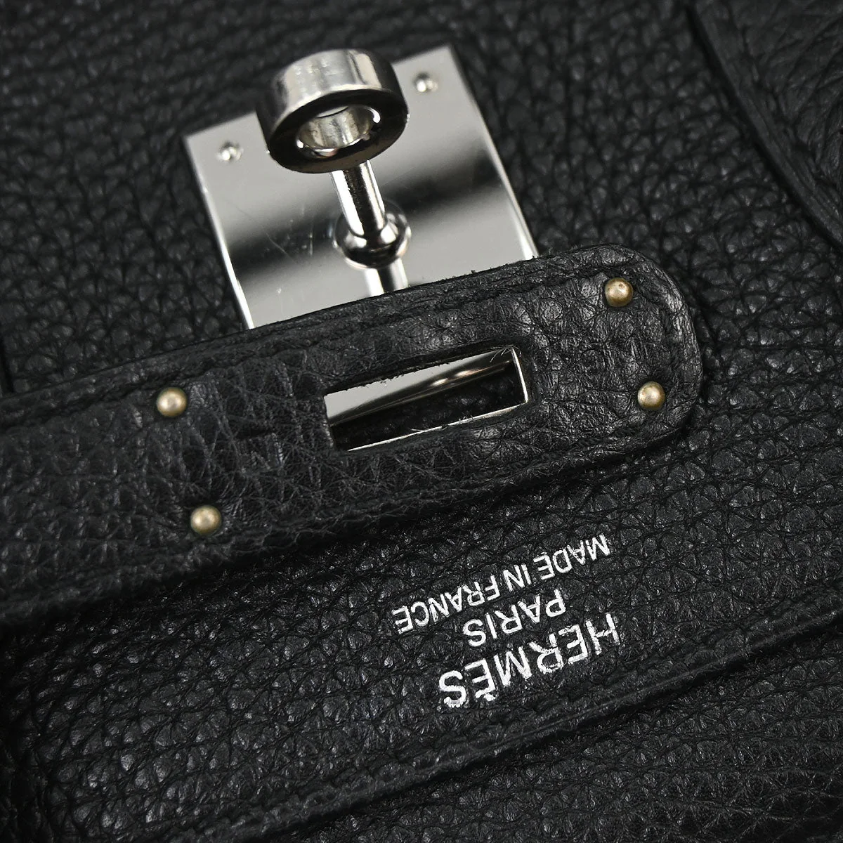 Hermes Black Togo Birkin 35 Handbag - Image 10