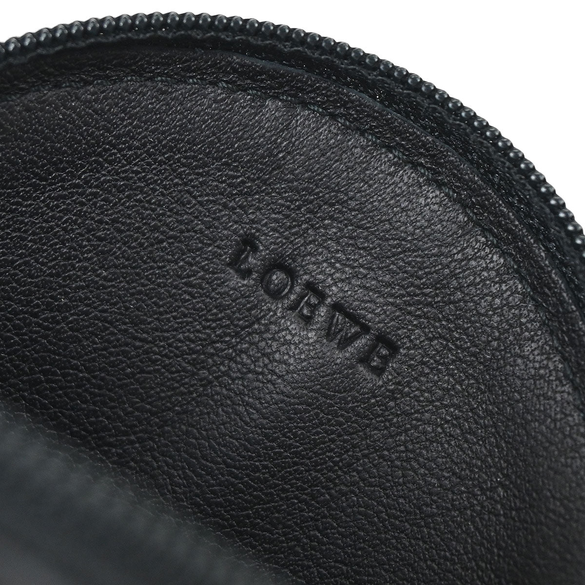 Loewe Black Leather Coin Purse Wallet - Image 10