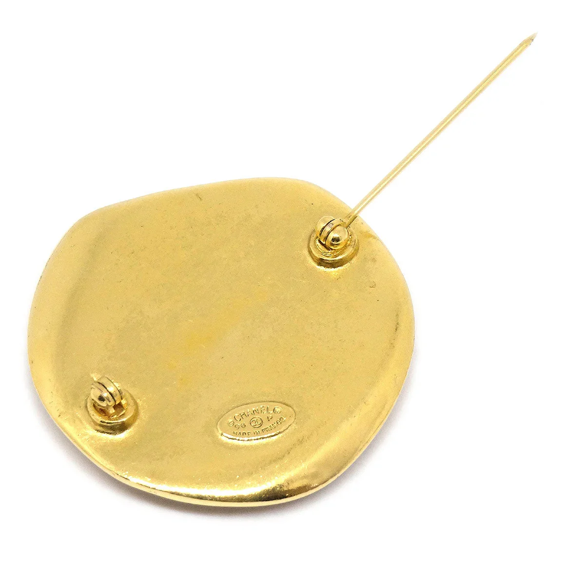 CHANEL 1996 Brooch Pin Gold - Image 3