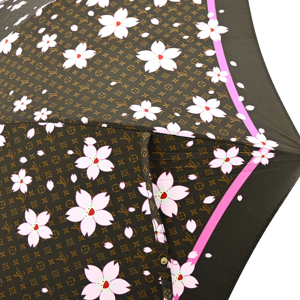Louis Vuitton Monogram Cherry Blossom Umbrella M92030 Small Good - Image 4