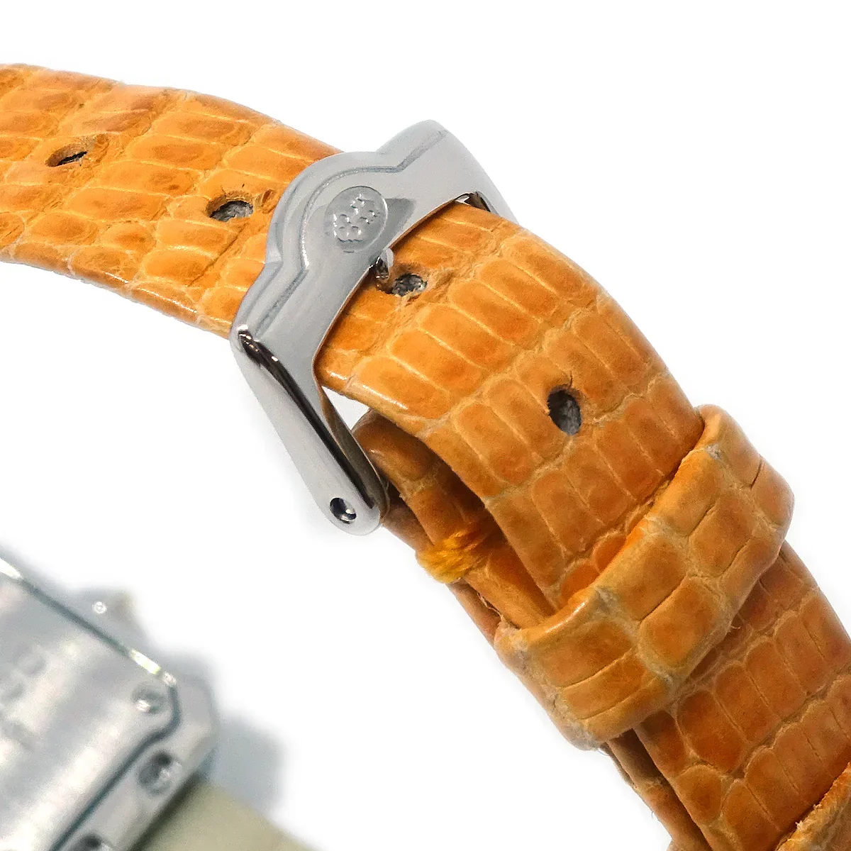 Corum * Sugar Cube Ref.137.428.47 Quartz Watch SS Diamond Orange - Image 6