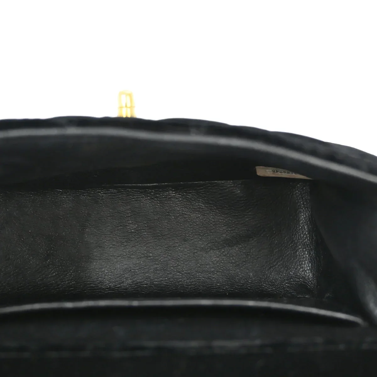 Chanel 1994-1996 Black Velvet Mini Square Handbag - Image 8