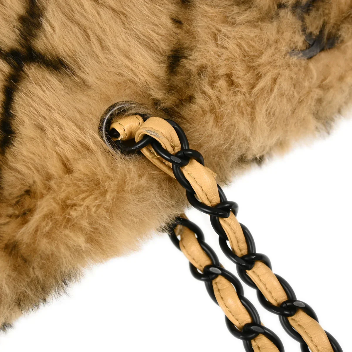Chanel 2000-2001 Rabbit Fur Tote Bag - Image 6