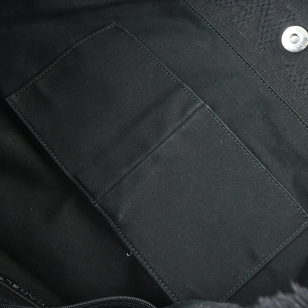Chanel 2019 Black Canvas Double Face Tote Bag - Image 9