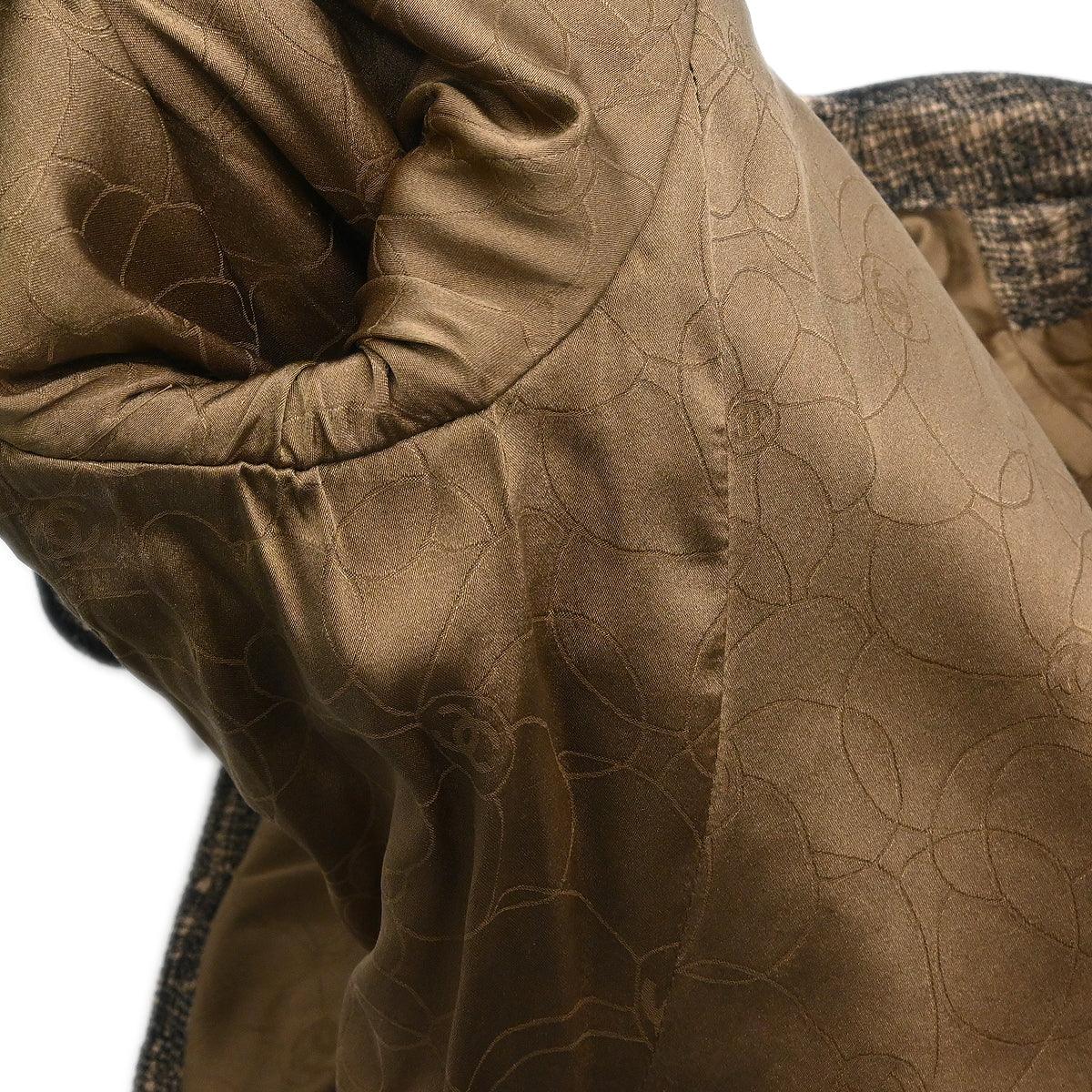 Chanel 2003 Single Breasted Jacket Brown #38 - Image 7