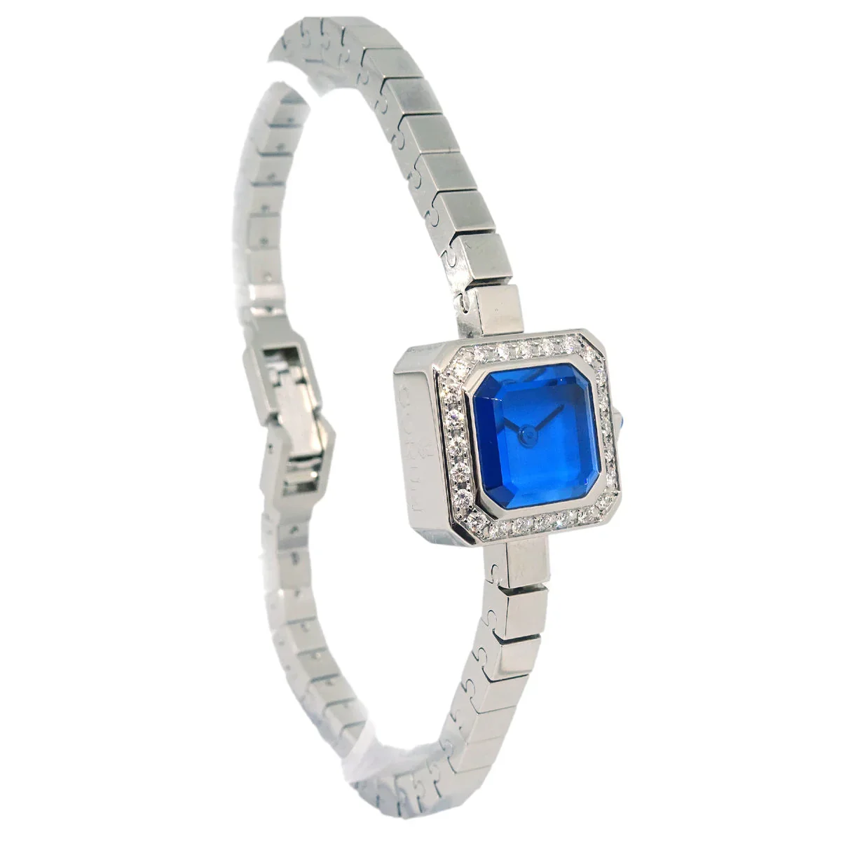 Corum Sugar Cube Ref.137.423.47 Quartz Watch SS Diamond - Image 3