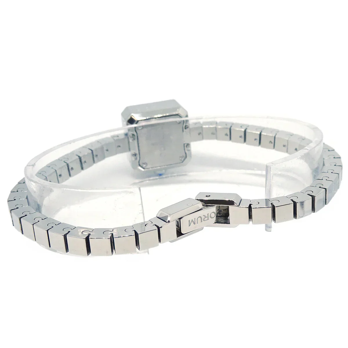 Corum Sugar Cube Ref.137.423.47 Quartz Watch SS Diamond - Image 7