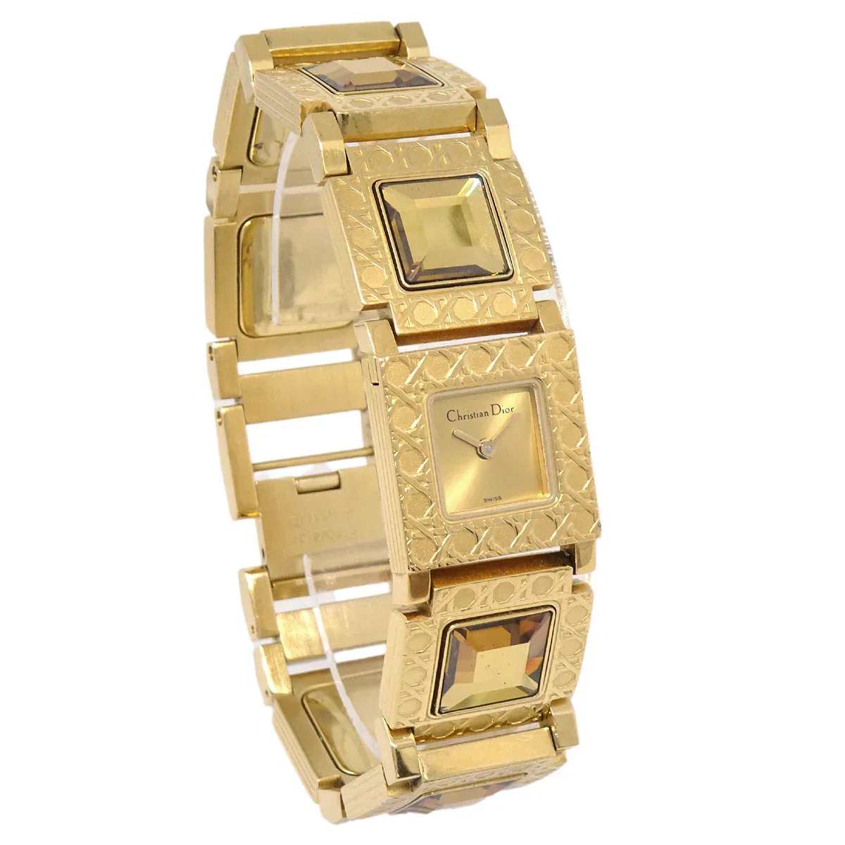 Christian Dior D60-159 La Parisienne Quartz Watch Gold - Image 2