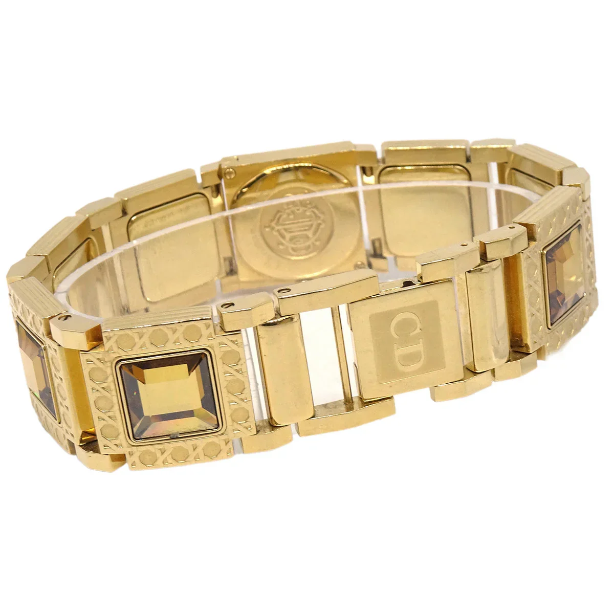Christian Dior D60-159 La Parisienne Quartz Watch Gold - Image 4