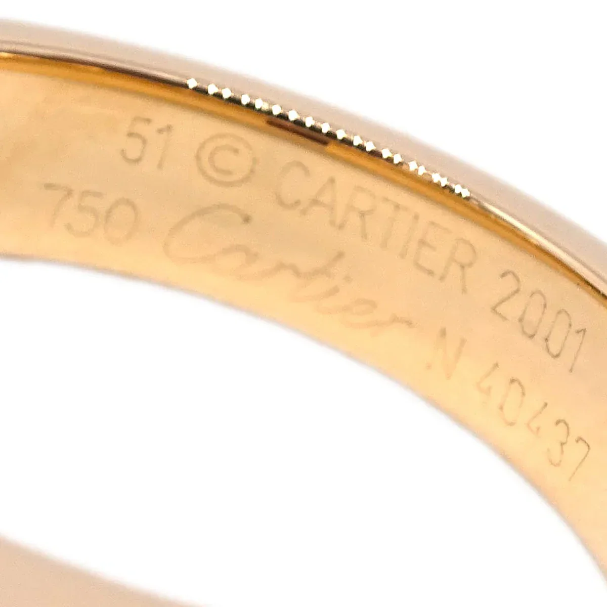 Cartier Ring Tank Mars 750 Garnet #51 #11 - Image 4