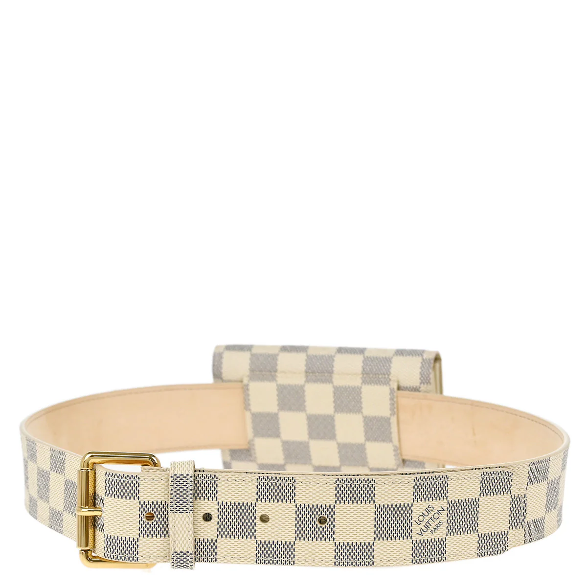 Louis Vuitton 2011 Damier Azur Ceinture Pochette Solo Bum Bag M9835V - Image 2