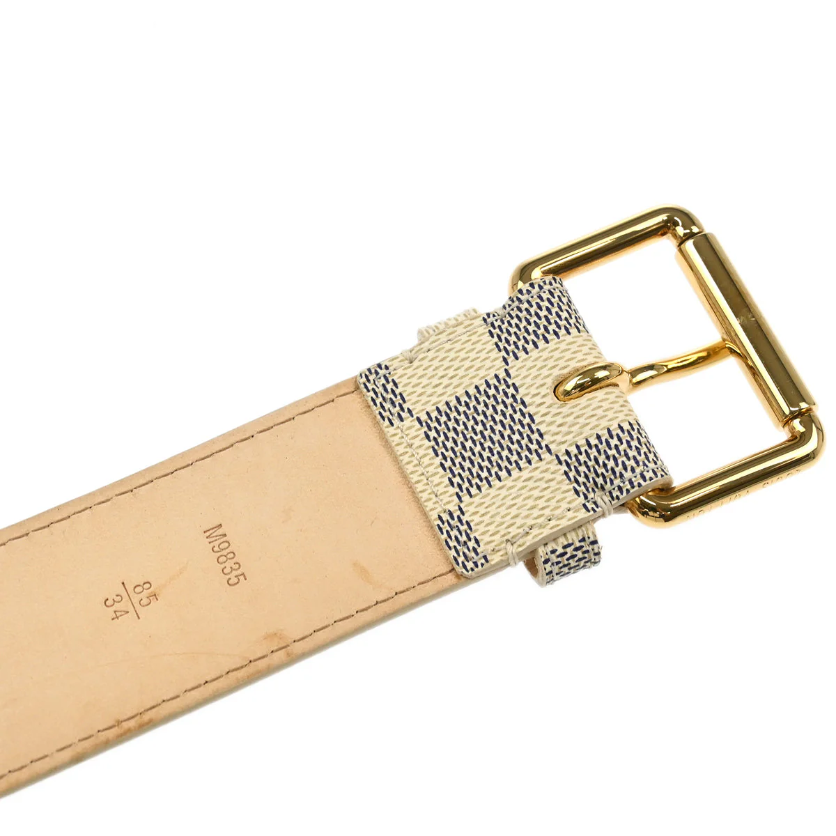 Louis Vuitton 2011 Damier Azur Ceinture Pochette Solo Bum Bag M9835V - Image 3