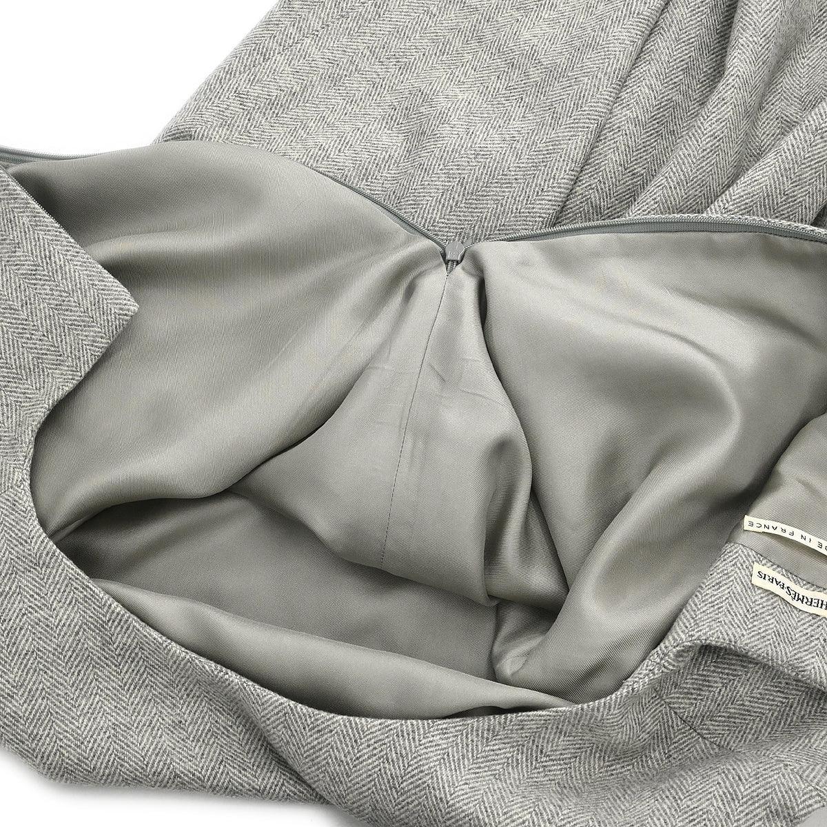 Hermes Sleeveless Dress Gray #40 - Image 6
