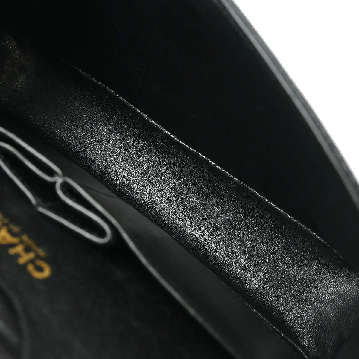 Chanel 2002-2003 Black Caviar Small Classic Double Flap Shoulder Bag - Image 8