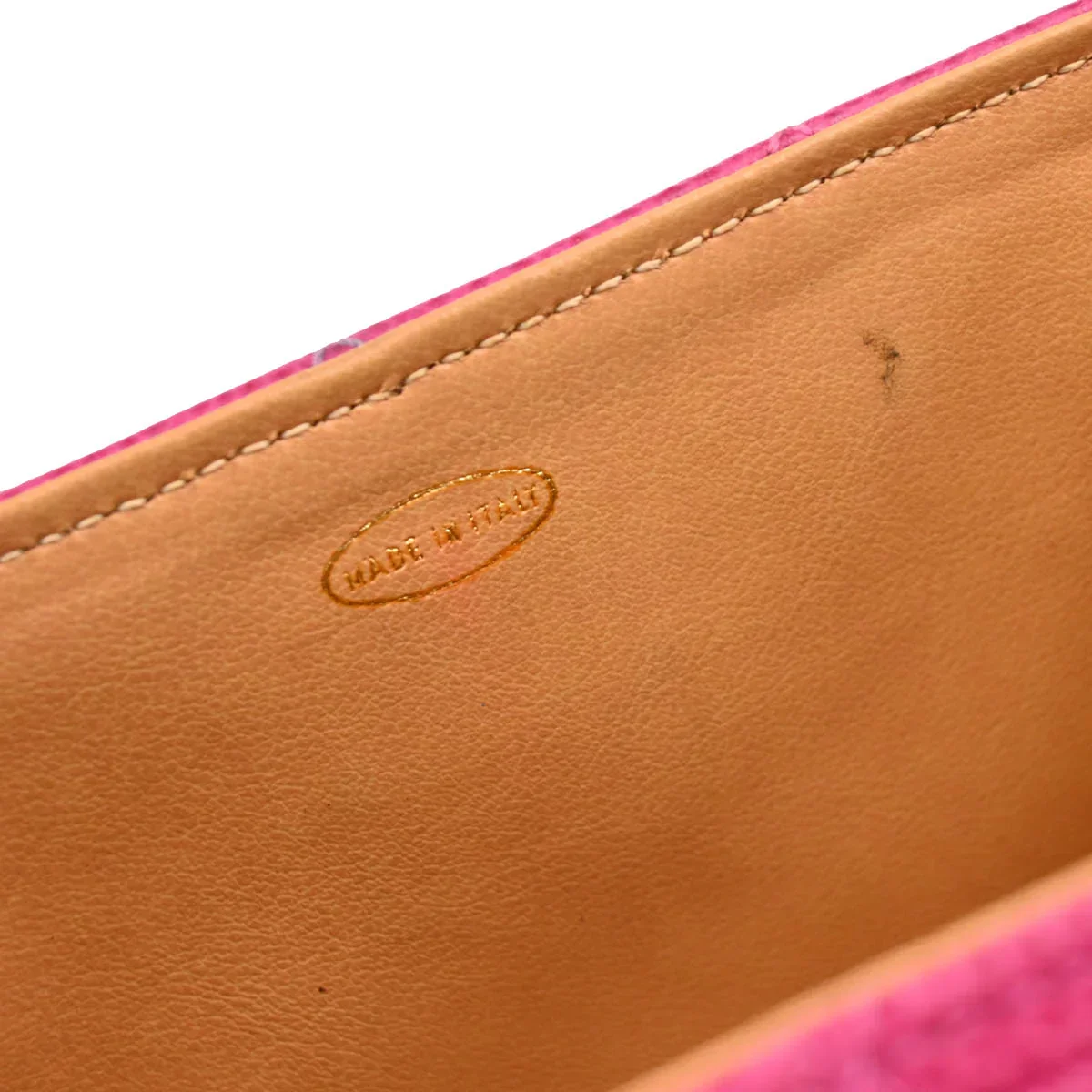 Chanel Pink Caviar Vanity Shoulder Bag - Image 10