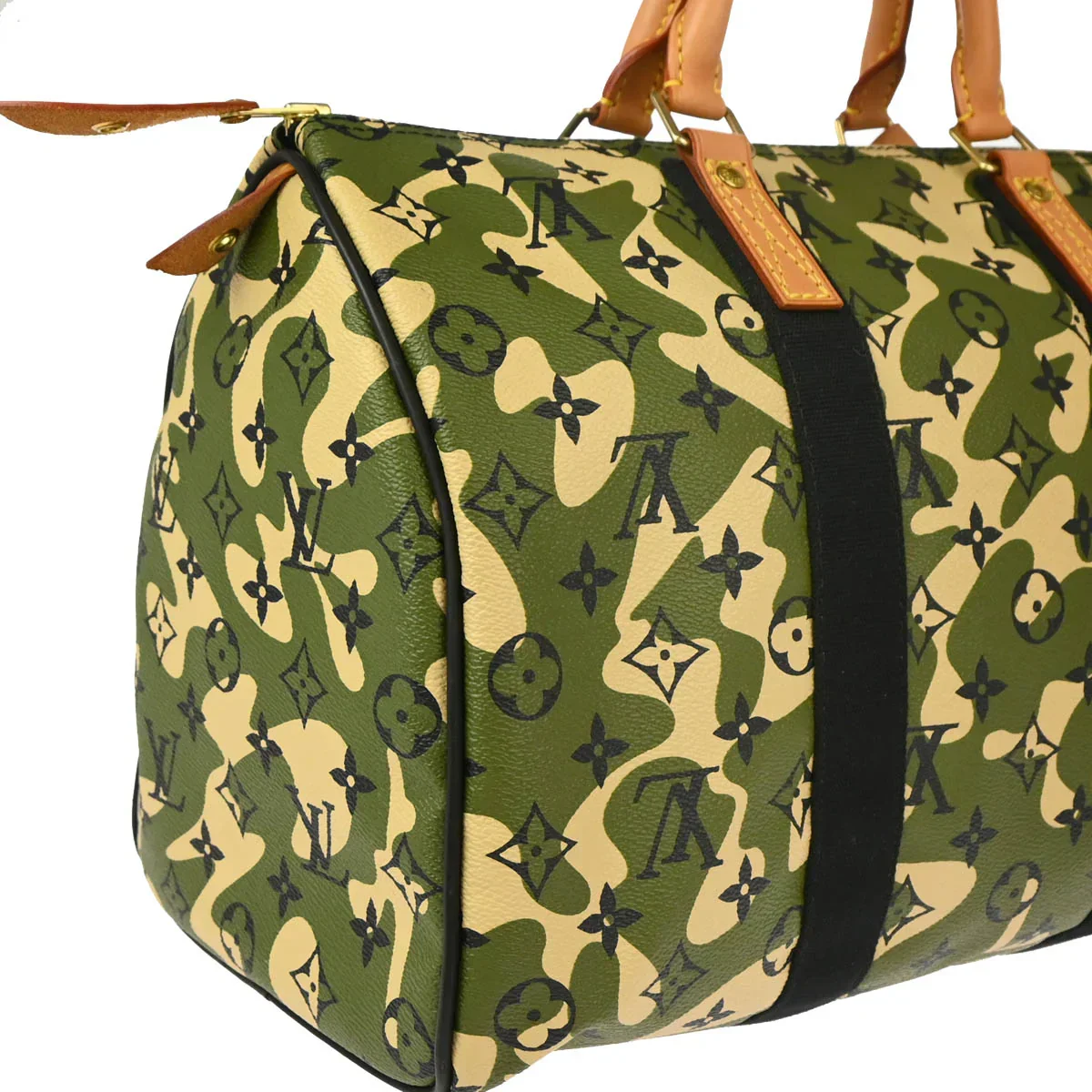 Louis Vuitton 2008 Green Monogramouflage Speedy 35 Handbag M95773 - Image 3
