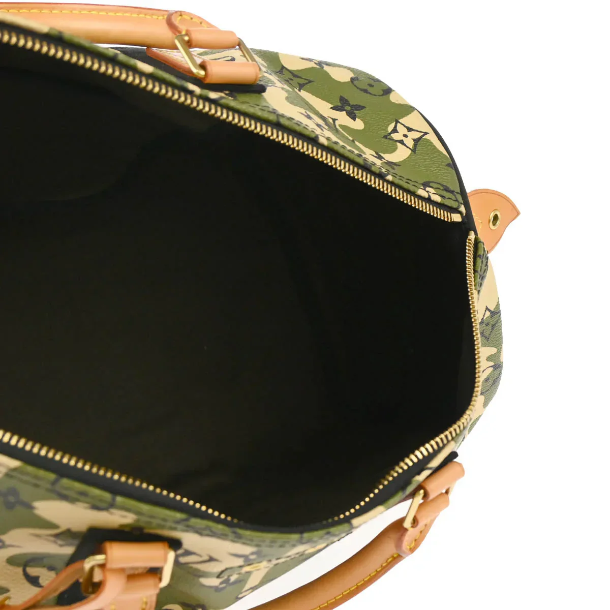 Louis Vuitton 2008 Green Monogramouflage Speedy 35 Handbag M95773 - Image 4