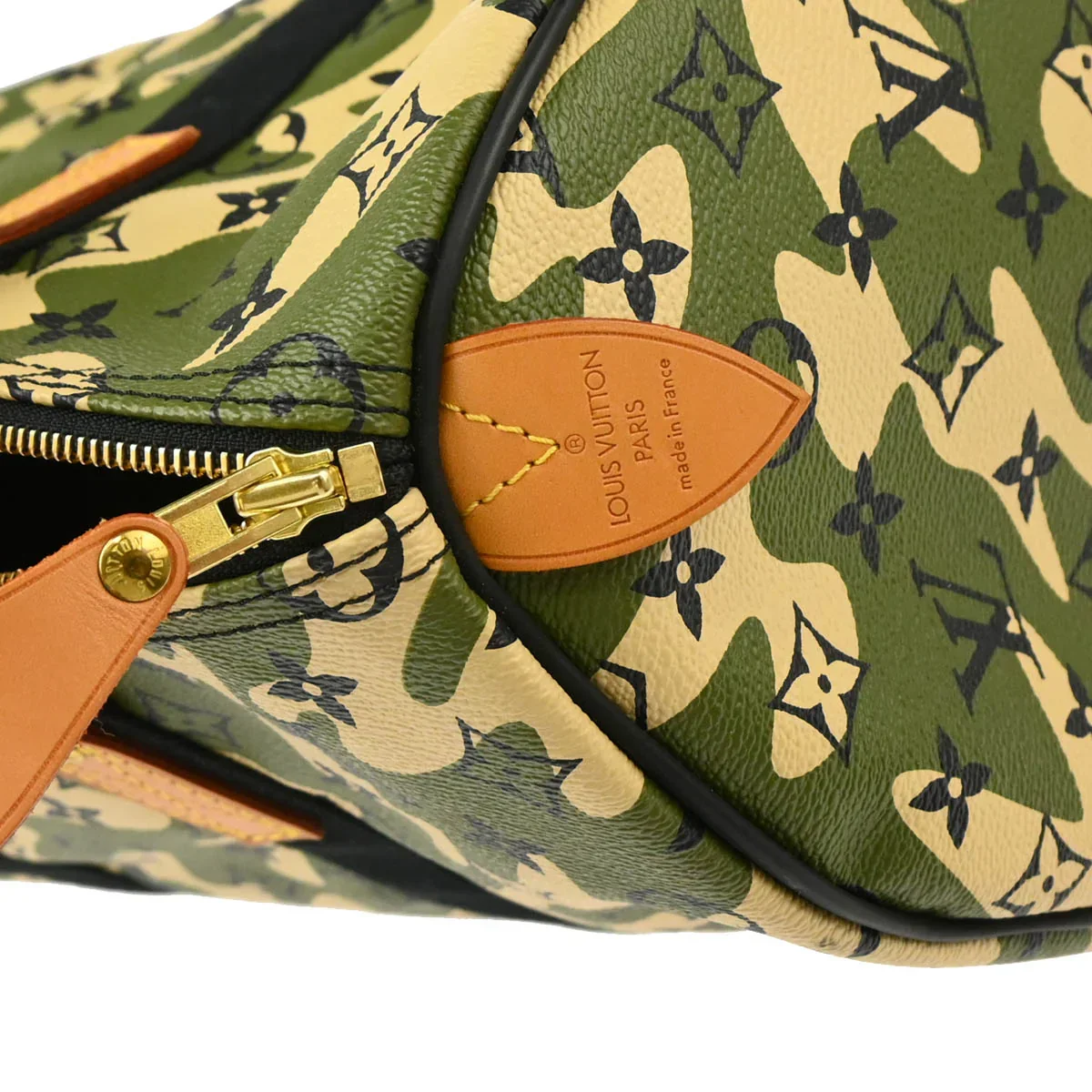 Louis Vuitton 2008 Green Monogramouflage Speedy 35 Handbag M95773 - Image 8