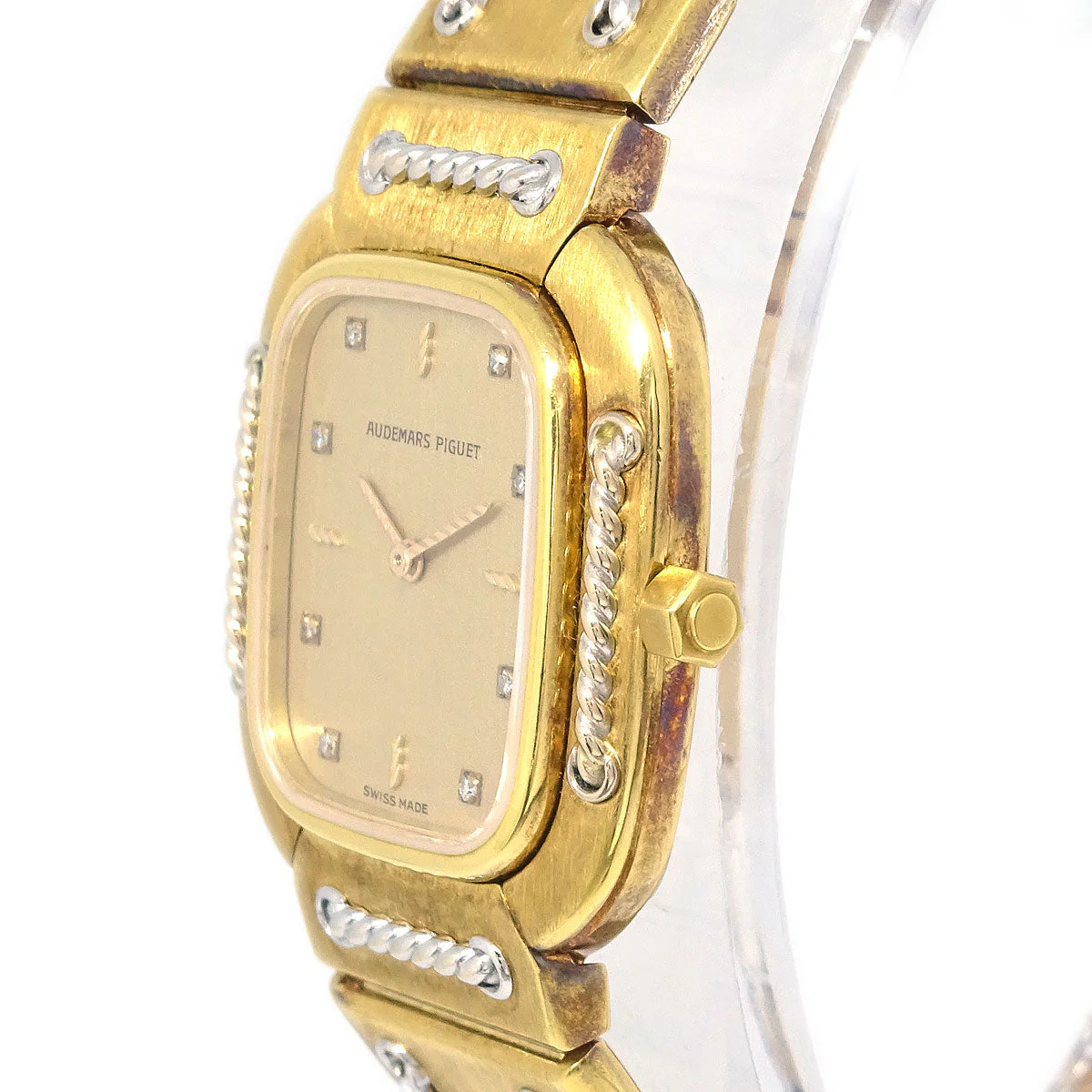 Audemars Piguet Lady Rope Quartz Watch 18KYG Diamond - Image 3