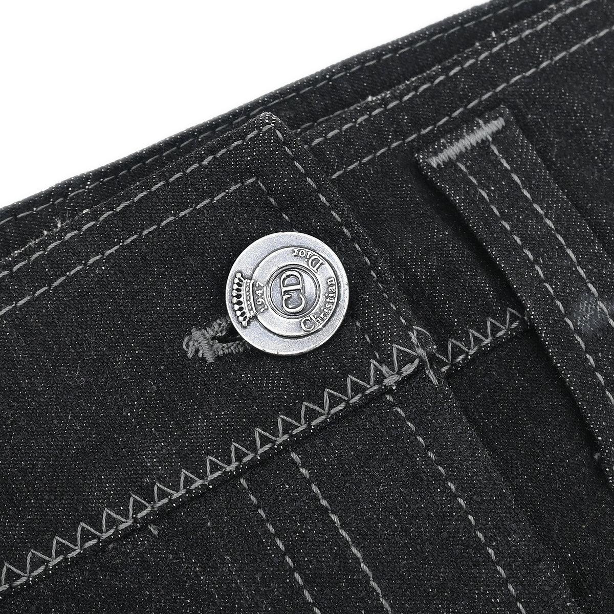 Christian Dior 2006 Skirt Denim Black #40 - Image 6