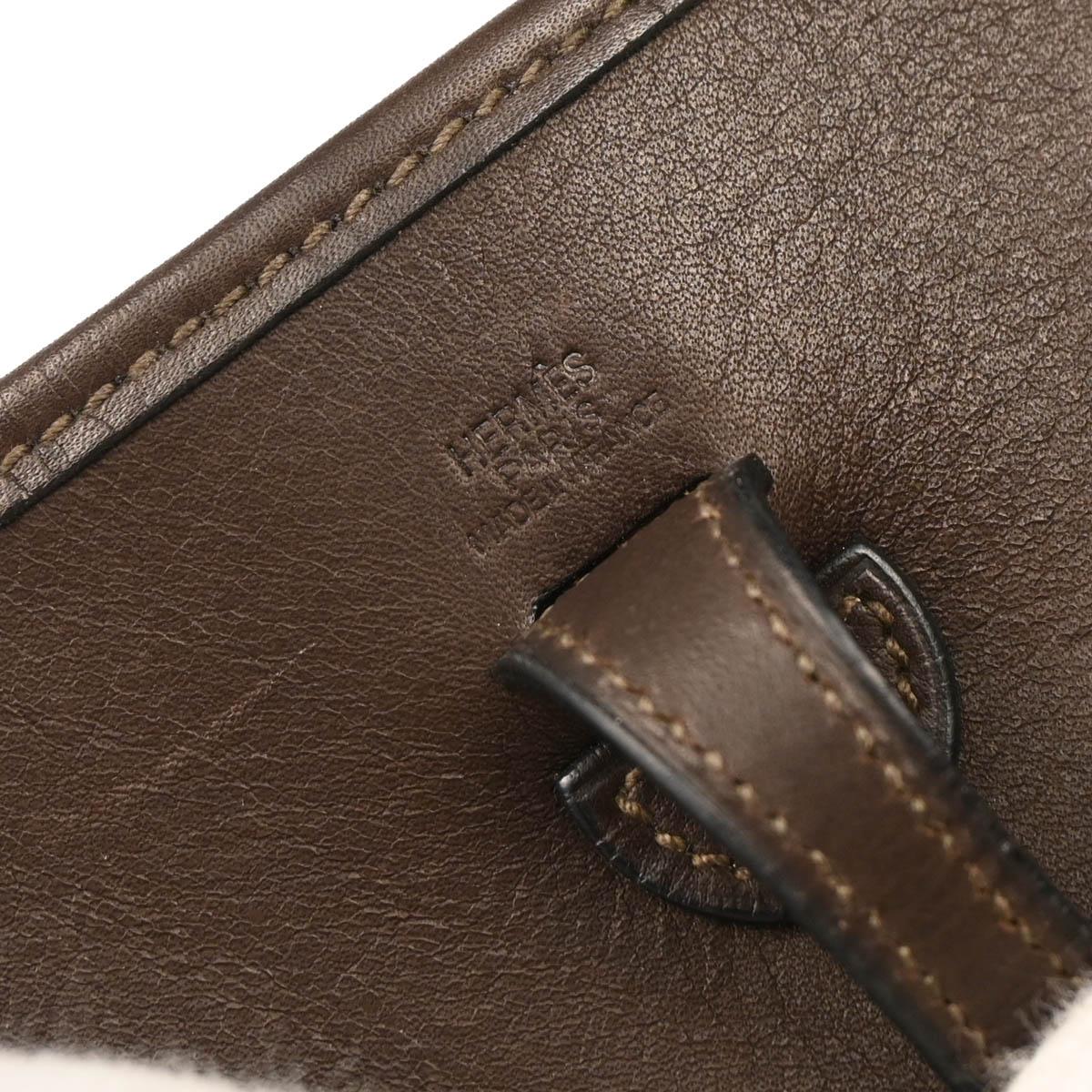 Hermes 2003 Havane Barenia Evelyne TPM Shoulder Bag - Image 9