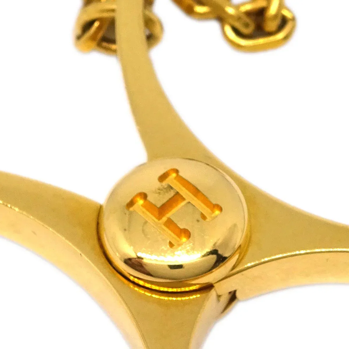 Hermes Filou Glove Holder Clip Gold Small Good - Image 3