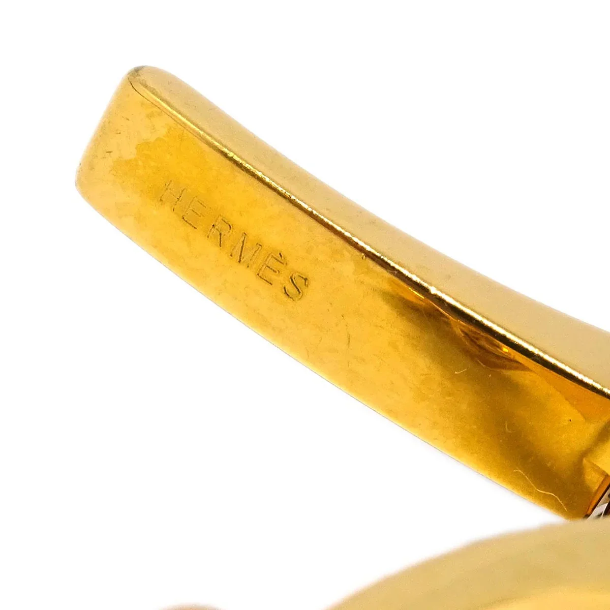 Hermes Filou Glove Holder Clip Gold Small Good - Image 4