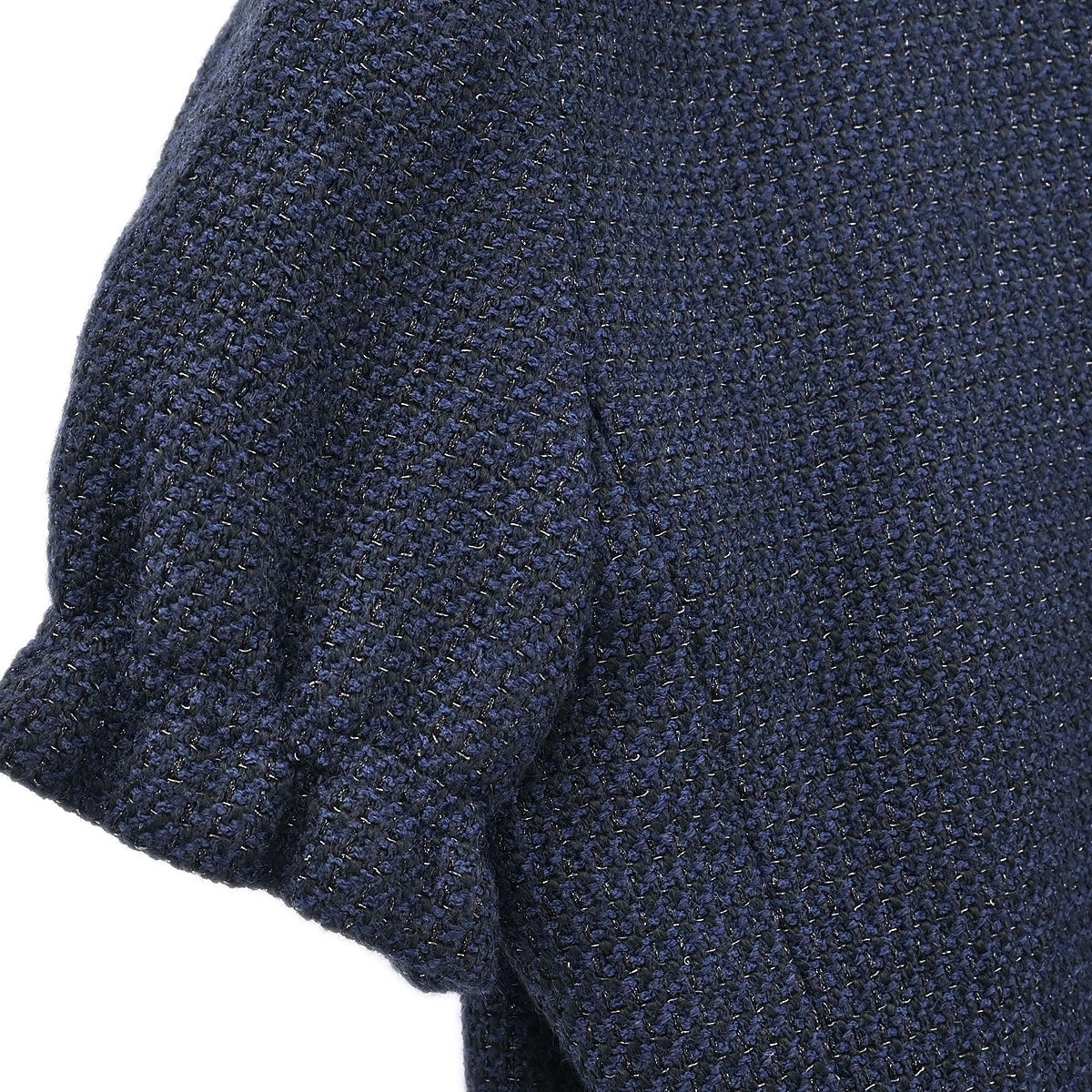 Chanel Single Breasted Jacket Navy #40 - Image 3