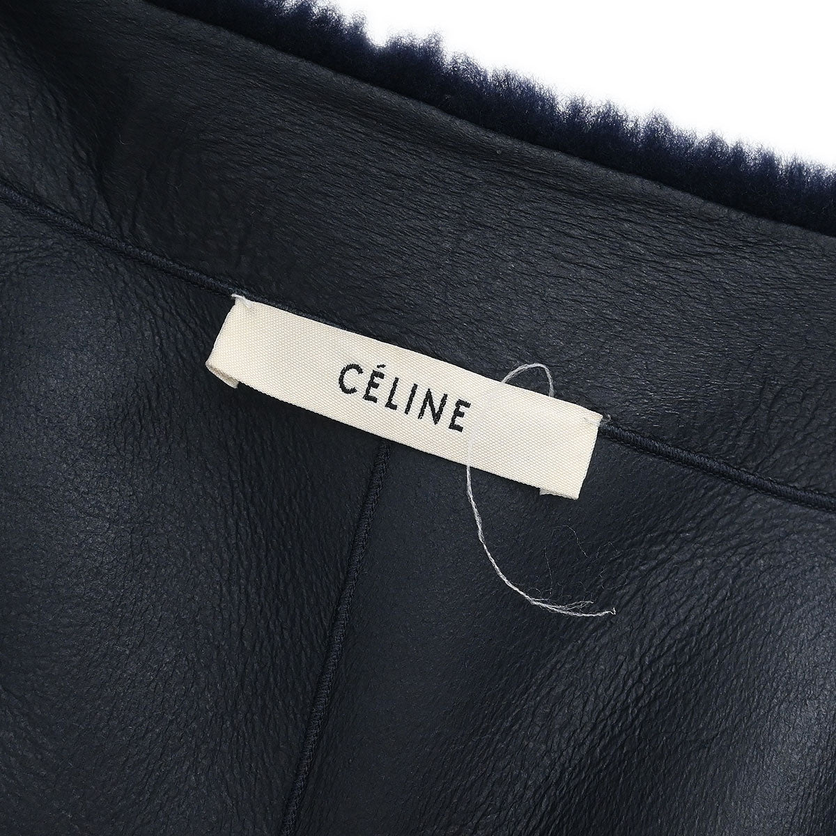 Celine Vest Jacket Navy #S - Image 11