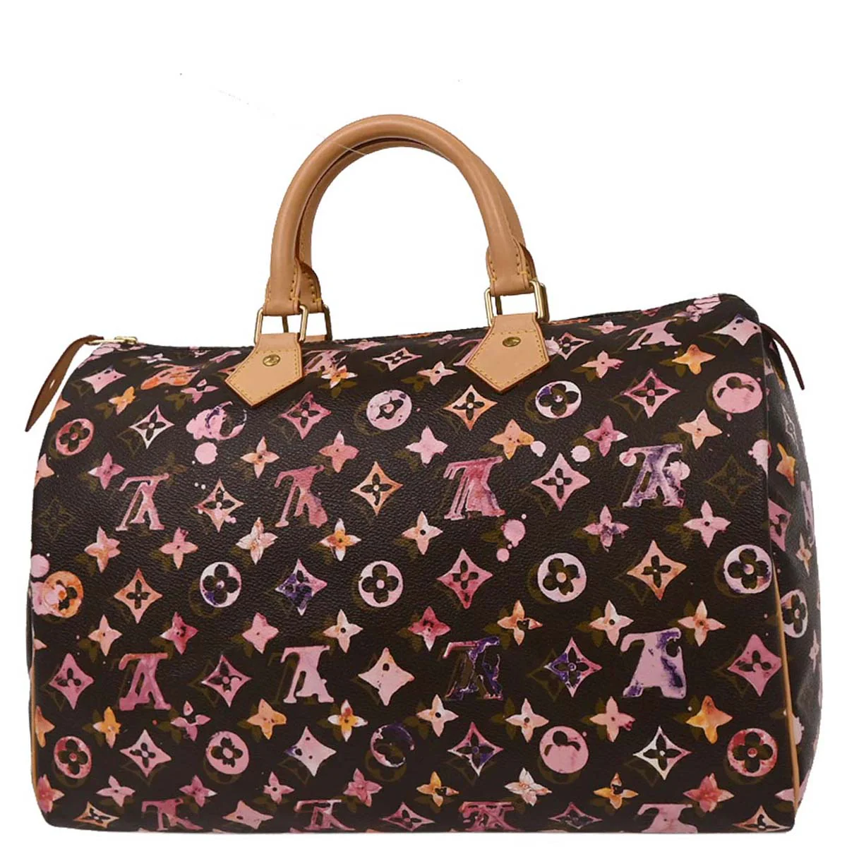 Louis Vuitton Monogram Watercolor Speedy 35 Handbag M95831 - Image 2