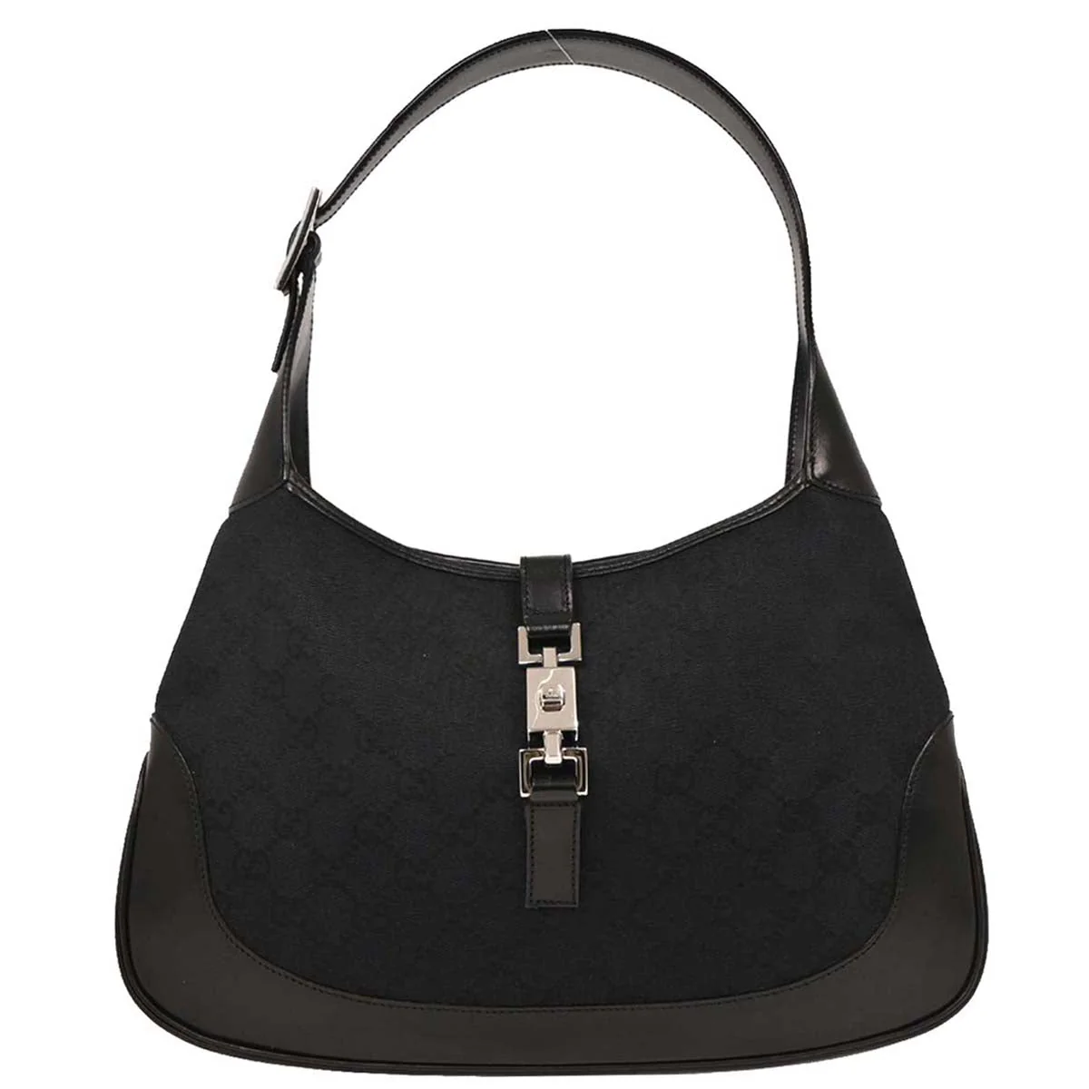 Gucci Black GG Jackie Handbag