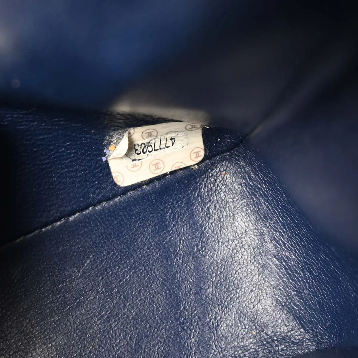 Chanel 1996-1997 Denim Blue Backpack - Image 10