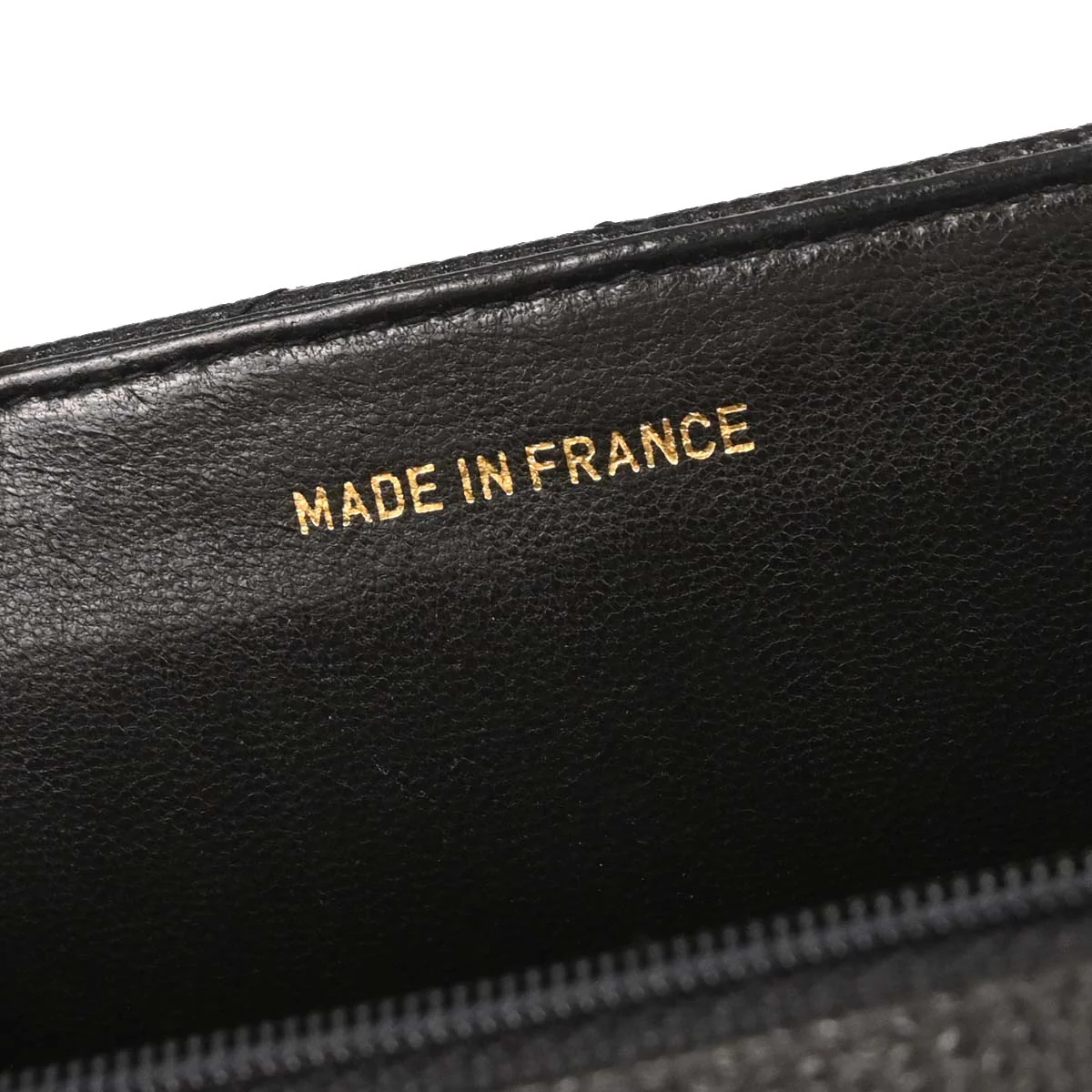 Chanel 1994-1996 Black Caviar Chevron Shoulder Bag - Image 9
