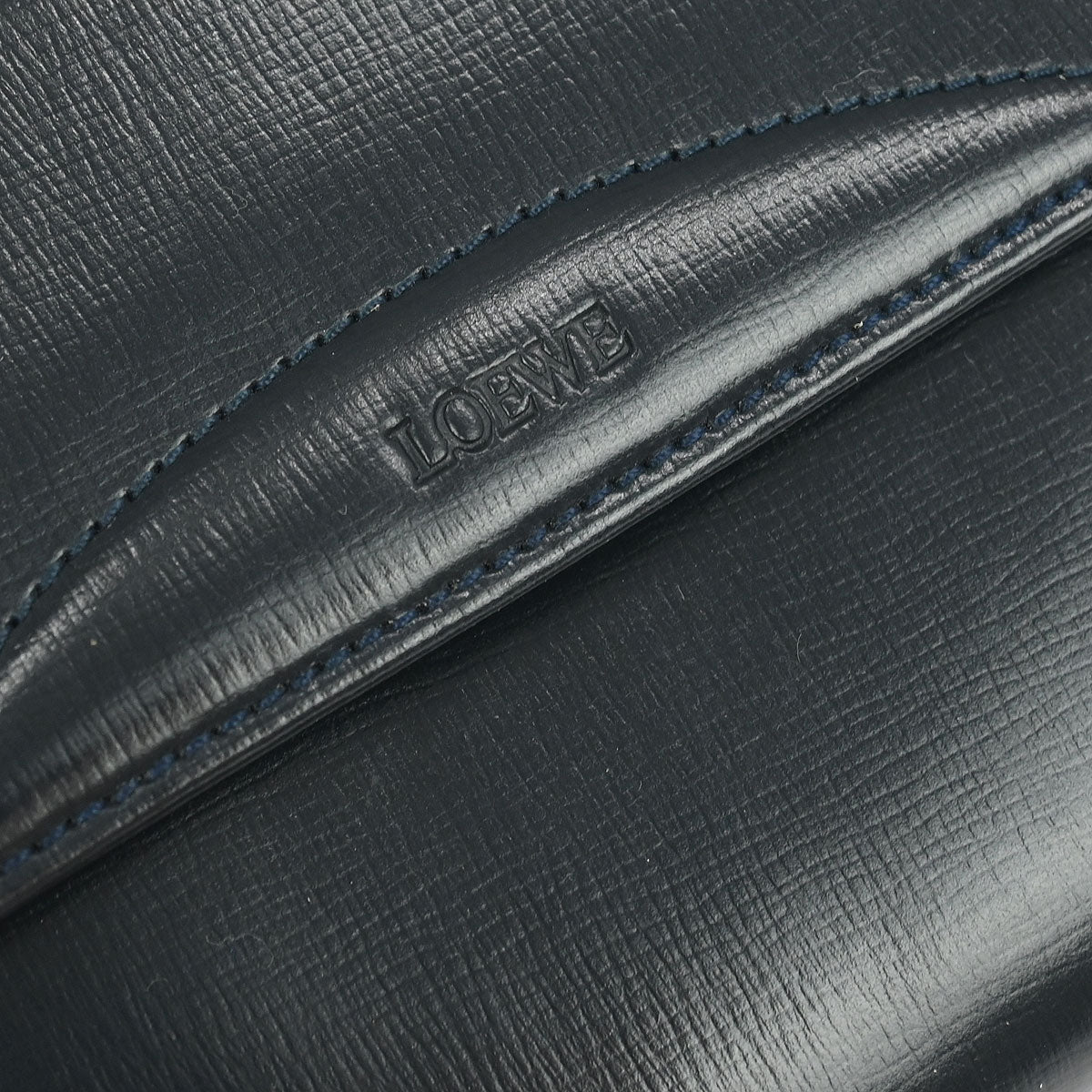 Loewe Navy Leather Wallet - Image 3