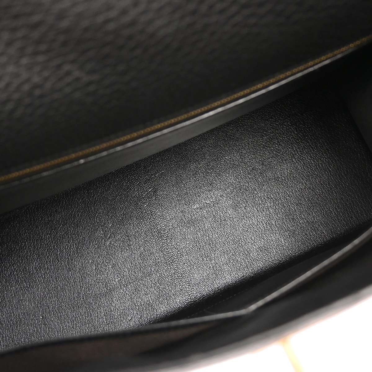 Hermes 1996 Black Ardennes Kelly 35 Sellier 2way Shoulder Handbag - Image 8