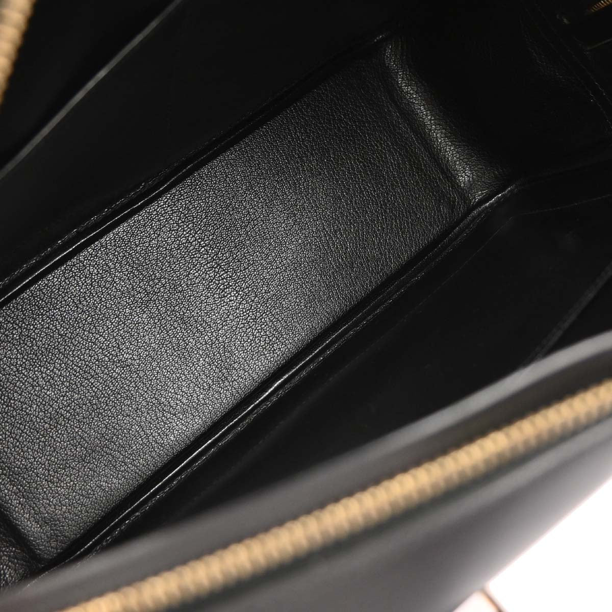 Hermes 2002 Black Chamonix Plume 32 Handbag - Image 8