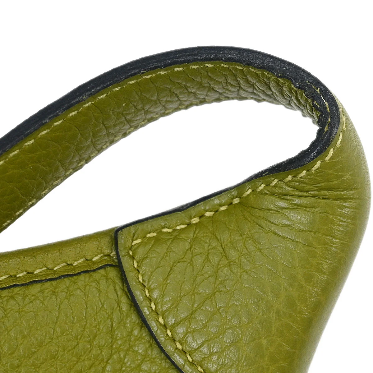 Hermes 2008 Anis Green Taurillon Clemence Trim 31 Shoulder Bag - Image 10