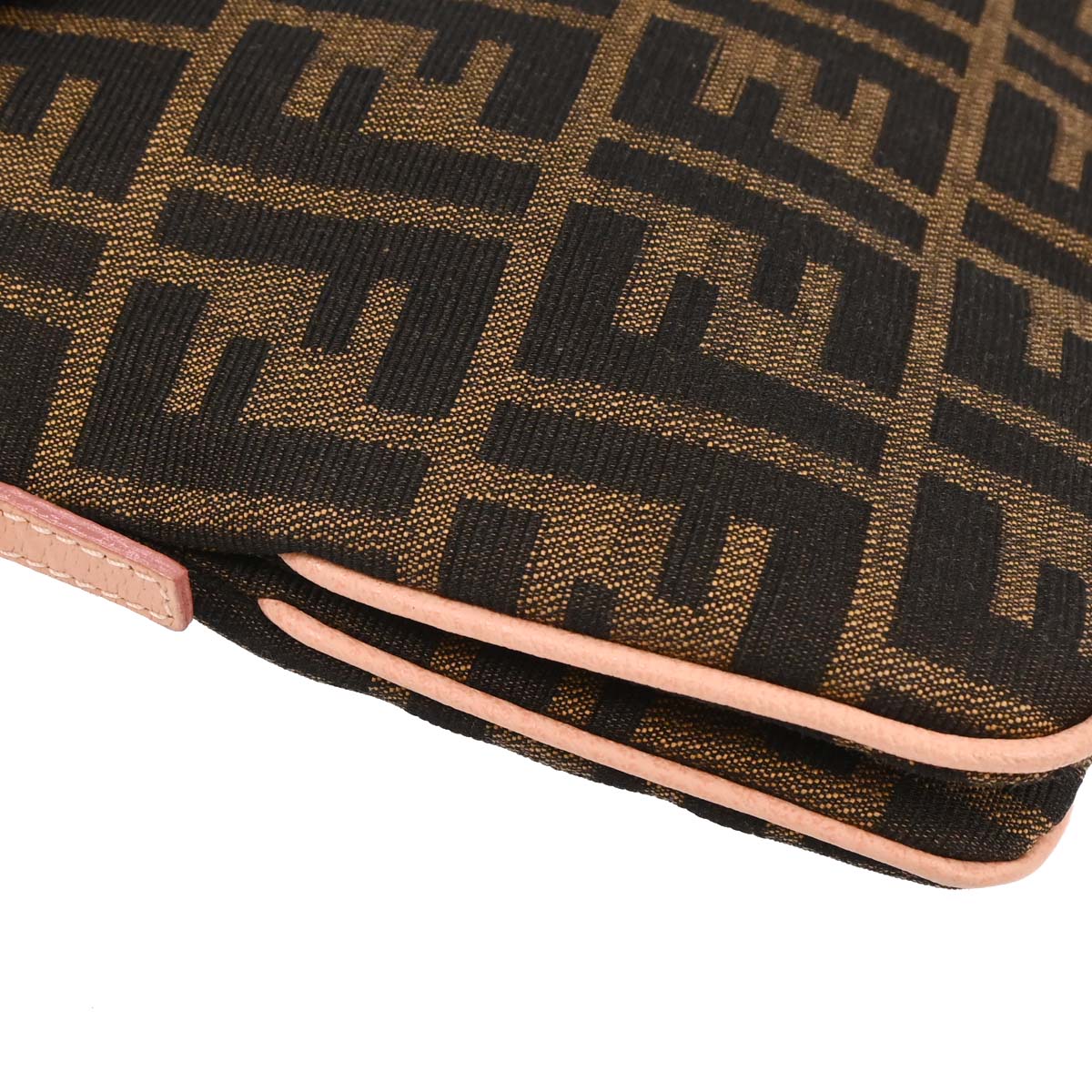 Fendi Black Brown Zucca Handbag - Image 5