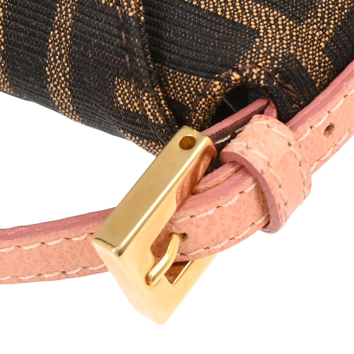 Fendi Black Brown Zucca Handbag - Image 6