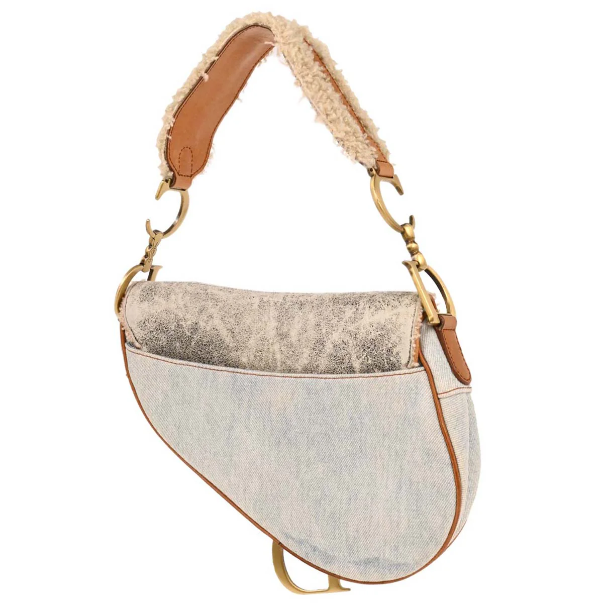 Christian Dior 2004 Canvas Saddle Handbag - Image 2